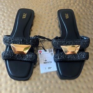 Zara chic slides